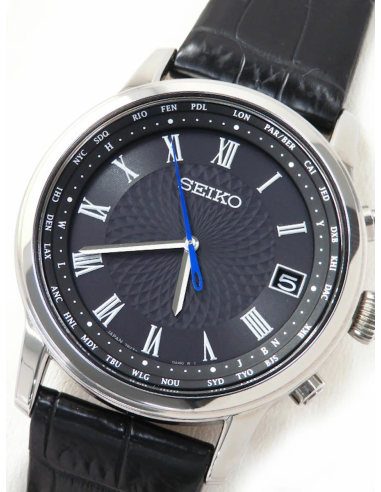 solar Titanio Seiko Brightz Bespoke Tailor Dittos Limited 600 zafiro cocodrilo 38.5mm