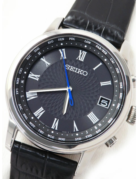solar Titanio Seiko Brightz Bespoke Tailor Dittos Limited 600 zafiro cocodrilo 38.5mm