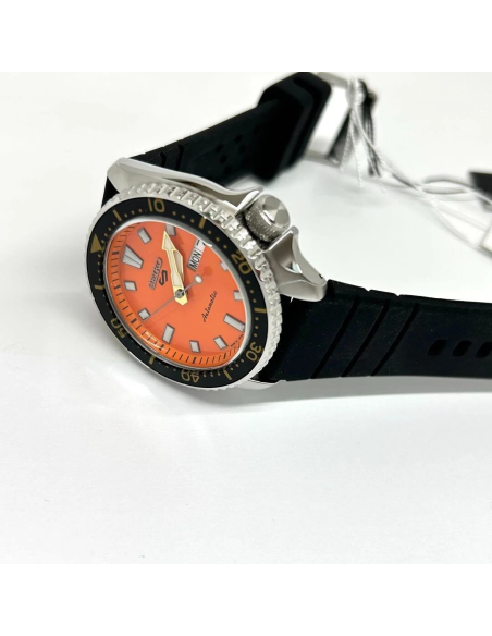 automático hombre Seiko SKX SBSA309 Kabocha JDM 42.5mm 100m WR correa de silicona hecho en Japón
