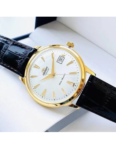 reloj automático hombre Orient Bambino TAC00003W 40mm 30m WR correa de cuero