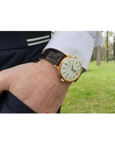 reloj automático hombre Orient Bambino TAC00003W 40mm 30m WR correa de cuero