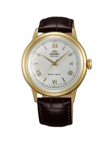 Reloj automático hombre Orient Bambino TAC00007W 40.5mm 30m WR correa de cuero Calibre F6724