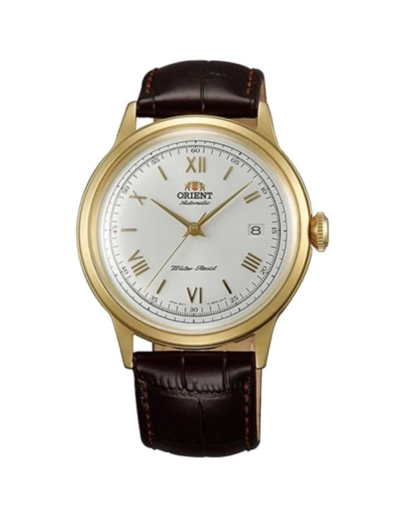 Reloj automático hombre Orient Bambino TAC00007W 40.5mm 30m WR correa de cuero Calibre F6724