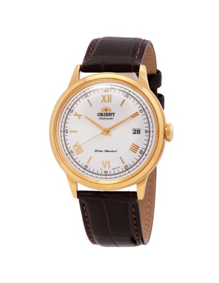 Reloj automático hombre Orient Bambino TAC00007W 40.5mm 30m WR correa de cuero Calibre F6724