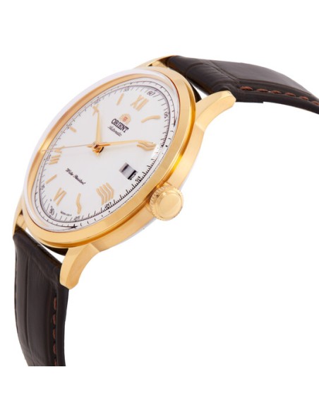 Reloj automático hombre Orient Bambino TAC00007W 40.5mm 30m WR correa de cuero Calibre F6724