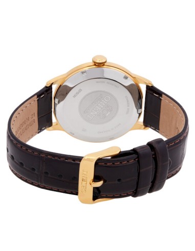 Reloj automático hombre Orient Bambino TAC00007W 40.5mm 30m WR correa de cuero Calibre F6724
