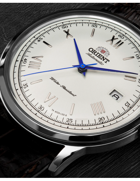 Reloj automático hombre Orient Bambino TAC00009W 40.5mm 30m WR correa de cuero Calibre F6724