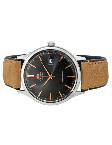 Reloj automático hombre Orient Bambino TAC08003A 42mm 30m WR correa de cuero