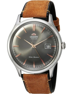 Reloj automático hombre Orient Bambino TAC08003A 42mm 30m WR correa de cuero