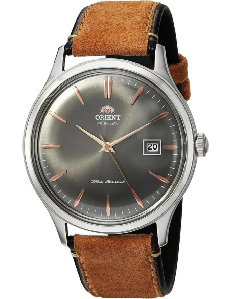 Reloj automático hombre Orient Bambino TAC08003A 42mm 30m WR correa de cuero