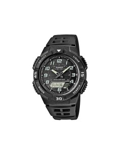 reloj deportivo hombre Casio SOLAR AQ-S800W-1B Hora Mundial Cronómetro 5 alarmas diarias correa de resina 100m water resist