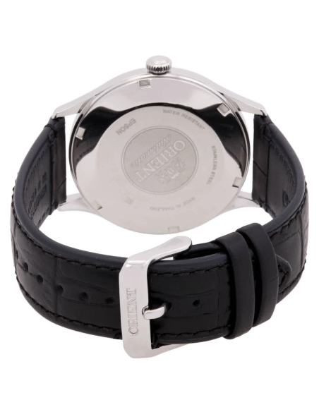 reloj automático hombre Orient Bambino TAC08004D 42mm 30m WR correa de cuero