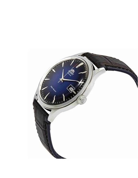 reloj automático hombre Orient Bambino TAC08004D 42mm 30m WR correa de cuero