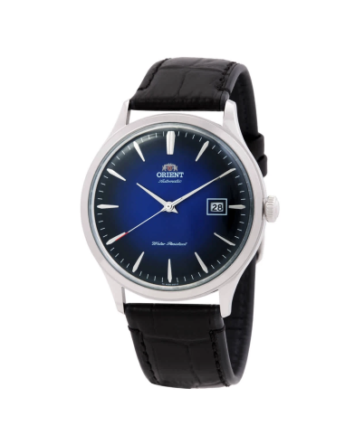 reloj automático hombre Orient Bambino TAC08004D 42mm 30m WR correa de cuero