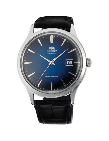 reloj automático hombre Orient Bambino TAC08004D 42mm 30m WR correa de cuero