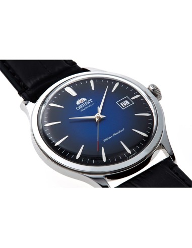 reloj automático hombre Orient Bambino TAC08004D 42mm 30m WR correa de cuero