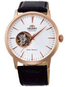 reloj automático hombre Orient Contemporary Open Heart  TAG02002W 41mm 50m WR correa de cuero
