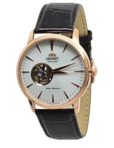 reloj automático hombre Orient Contemporary Open Heart  TAG02002W 41mm 50m WR correa de cuero 2