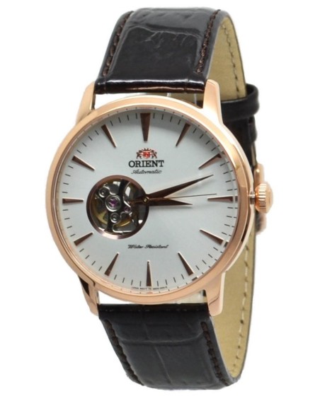 reloj automático hombre Orient Contemporary Open Heart  TAG02002W 41mm 50m WR correa de cuero