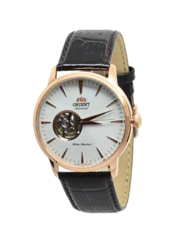 reloj automático hombre Orient Contemporary Open Heart  TAG02002W 41mm 50m WR correa de cuero