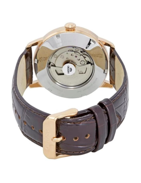 reloj automático hombre Orient Contemporary Open Heart  TAG02002W 41mm 50m WR correa de cuero