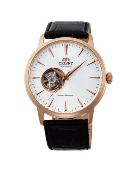 reloj automático hombre Orient Contemporary Open Heart  TAG02002W 41mm 50m WR correa de cuero