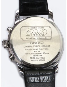 reloj solar Titanio Seiko Brightz Bespoke Tailor Dittos Limited Edition SAGZ101 JDM Limited Edition 600 38.5mm 2