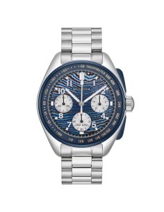 Bulova 98A329  Lunar Pilot Chronograph esfera Timascus 150th Anniversary Limited Edition