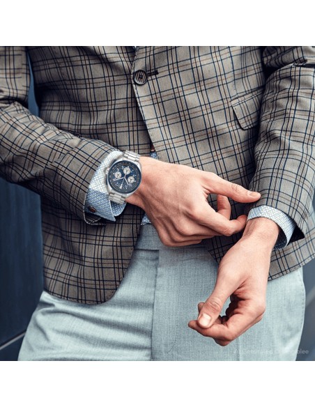 Bulova 98A329  Lunar Pilot Chronograph esfera Timascus 150th Anniversary Limited Edition