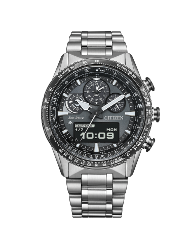 solar Citizen Promaster SkyHawk JV2006-55H 43mm 200m WR cristal de zafiro Hora Dual