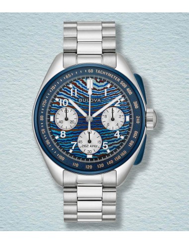 Bulova 98A329  Lunar Pilot Chronograph esfera Timascus 150th Anniversary Limited Edition