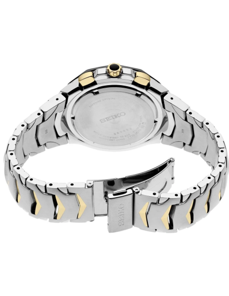 reloj cronógrafo hombre Seiko Coutura SRWZ26 45.6mm cristal de zafiro 100m WR correa de acero