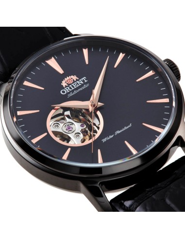reloj automático hombre Orient Open Heart Esteem II TAG02001B 41mm F6T22 correa de cuero