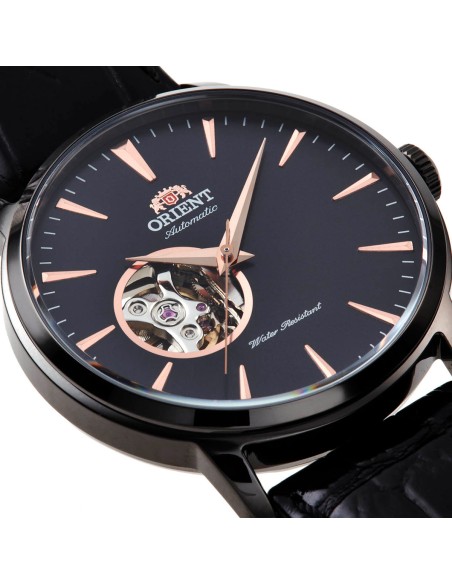 reloj automático hombre Orient Open Heart Esteem II TAG02001B 41mm F6T22 correa de cuero