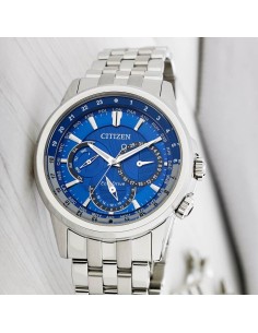 solar Citizen Eco-Drive Calendrier BU2021-51L 44mm 100m WR correa de acero