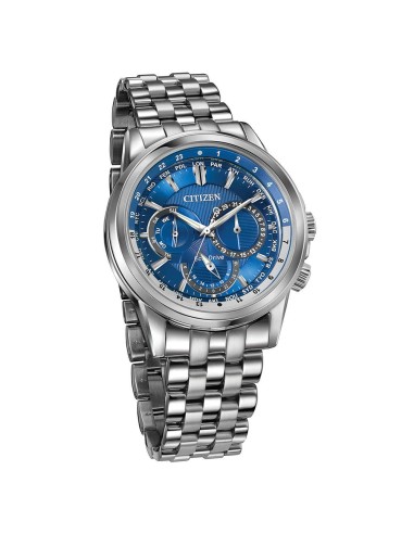 solar Citizen Eco-Drive Calendrier BU2021-51L 44mm 100m WR correa de acero
