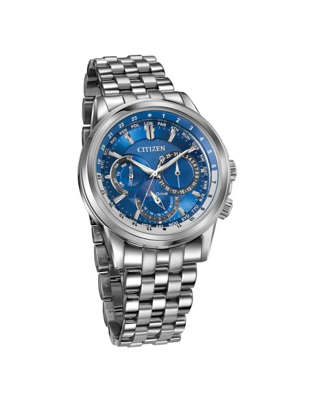 solar Citizen Eco-Drive Calendrier BU2021-51L 44mm 100m WR correa de acero