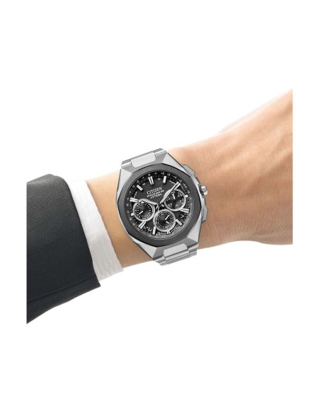 solar Satellite GPS titanio Citizen Attesa ACT Line CC4104-53E JDM 44mm 100m WR cristal de zafiro