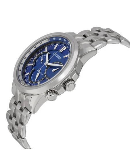 solar Citizen Eco-Drive Calendrier BU2021-51L 44mm 100m WR correa de acero