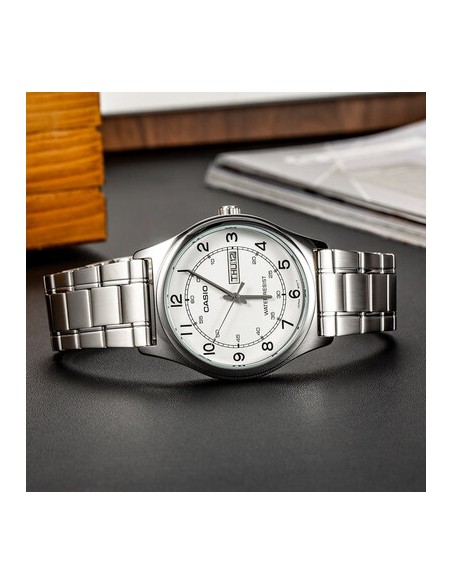 Reloj clásico analógico hombre Casio MTP-V006D-7b2 38mm correa de acero