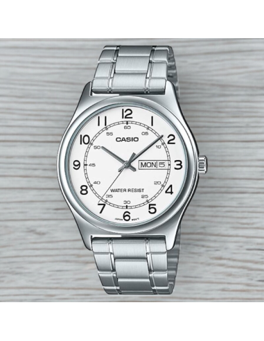 copy of reloj clásico analógico hombre Casio MTP-V006D-1B2 38mm correa de acero