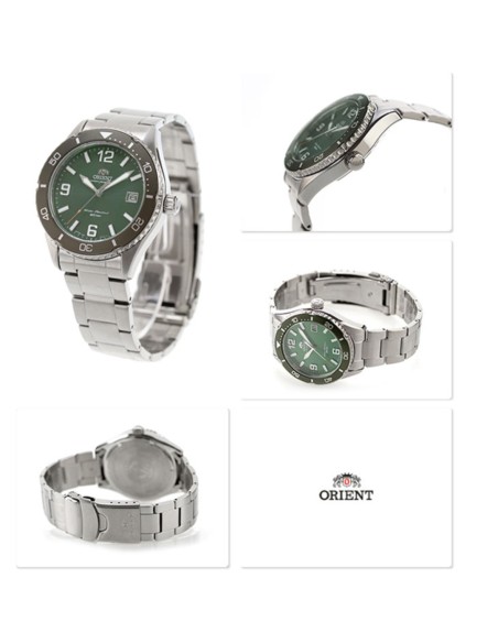 Reloj de buceo solar hombre Orient Kamasu RA-WJ0001E 39.9mm 200m WR cristal de zafiro correa de acero