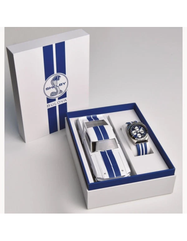 cronógrafo hombre Bulova Racer Shelby Limited Edition Chronograph 98B452 43mm 262 kH