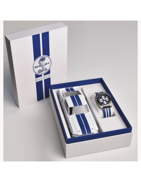 cronógrafo hombre Bulova Racer Shelby Limited Edition Chronograph 98B452 43mm 262 kH