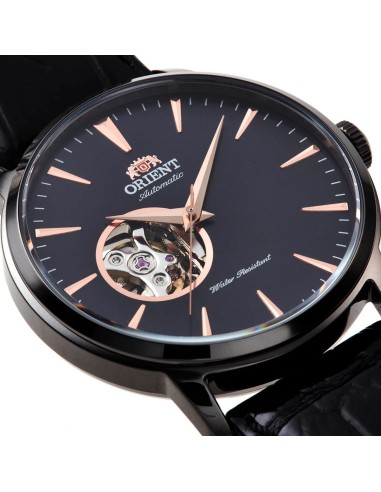 reloj automático hombre Orient Open Heart Esteem II TAG02001B 41mm F6T22 correa de cuero