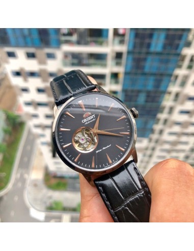 reloj automático hombre Orient Open Heart Esteem II TAG02001B 41mm F6T22 correa de cuero