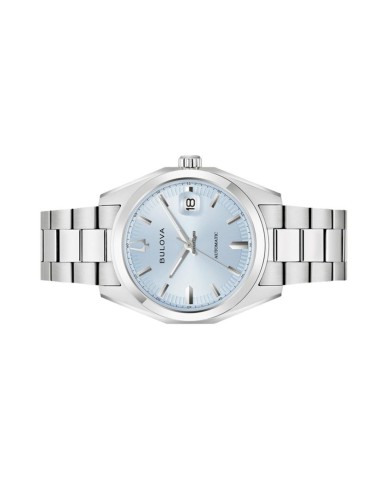 reloj automático hombre Bulova Surveyor 96B469 39mm cristal de zafiro anti-reflejos correa de acero