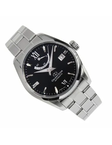 Reloj Automático hombre Orient Star RE-AU0004B dial negro cristal de zafiro correa de acero 100m WR
