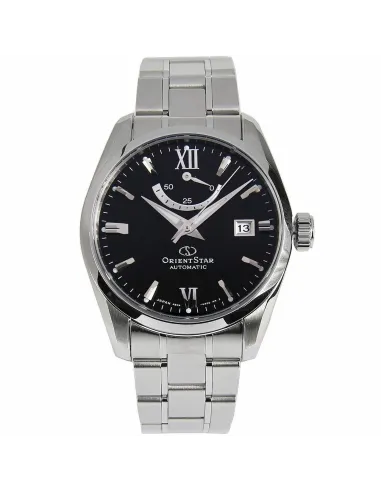 Reloj Automático hombre Orient Star RE-AU0004B dial negro cristal de zafiro correa de acero 100m WR