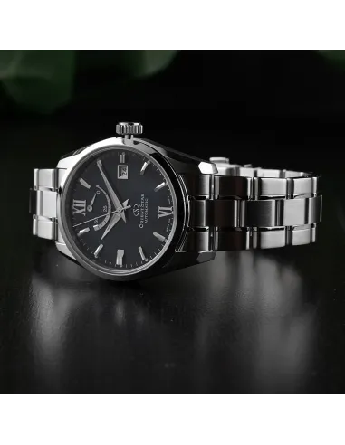 Reloj Automático hombre Orient Star RE-AU0004B dial negro cristal de zafiro correa de acero 100m WR